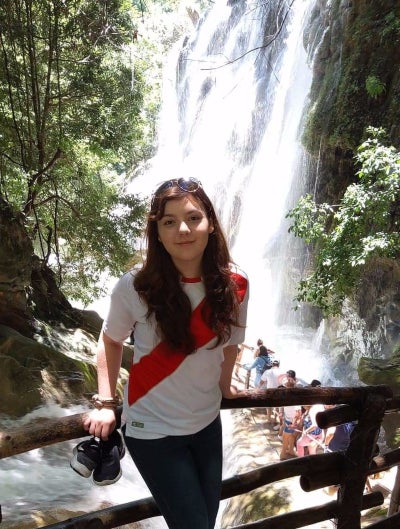 At a Waterfall in Taxco, Guerrero