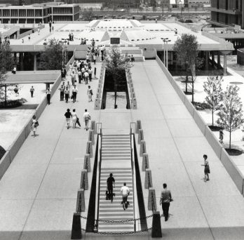 An aerial view of the UIC campus, circa 1965.
                  