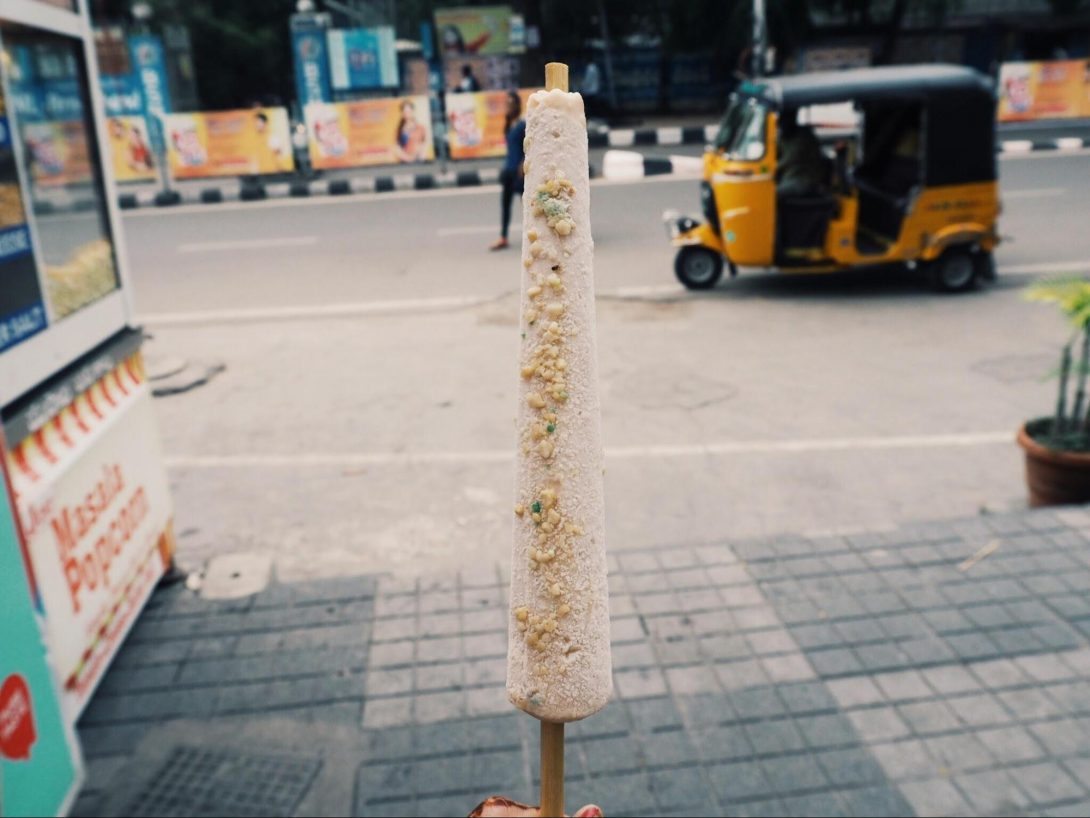 photo 1. Kulfi, the traditional Indian ice cream made from milk alone. It's often topped with spices like cinnamon/saffron and nuts like pistachio or cashew nuts.