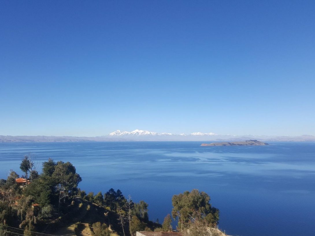 View of Lake Titicaca from Isla del Sol 