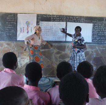 A class takes place at Ngoli Day Secondary School in Zambia's Northern Province.
                  