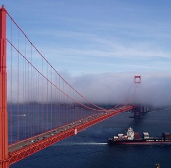 The Golden Gate Bridge in San Francisco 