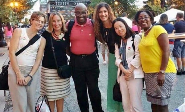 André Gilmore and others pose for a photo.