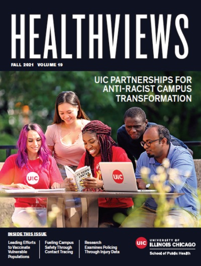 The cover of the fall 2021 edition of Healthviews magazine.