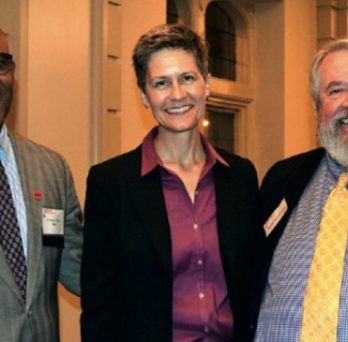 Dean Wayne H. Giles, Dr. Lisa M. Lee, and Daniel Swartzman. 