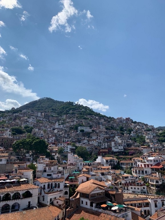 Aerial view of Taxco.