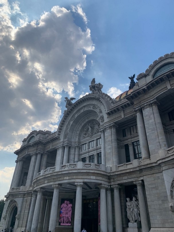 Outside of Museo Bellas Artes