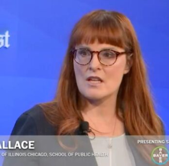A screenshot of Katrine Wallace speaking as part of the Washington Post's panel discussion on trust in science.
                  