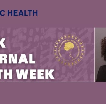 Black maternal health week graphic with Larelle Bookhart
                  