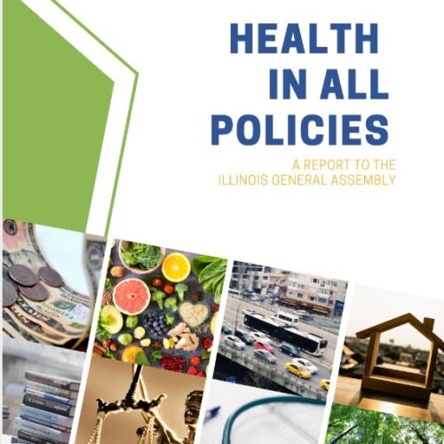 The cover page of a Health In All Policies report.